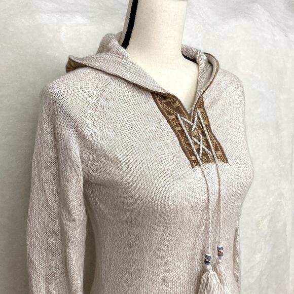 Alpaca Fina Peruvian Hooded Sweater Size XS/S - Picture 5 of 9